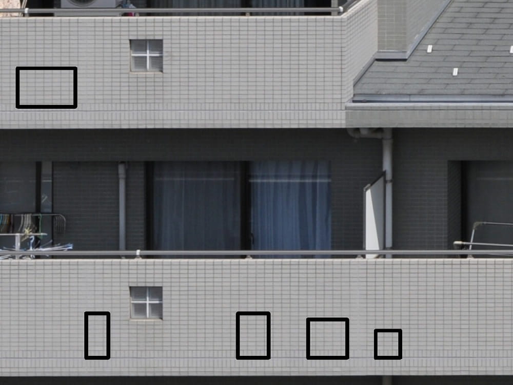 外装仕上げ材の劣化調査